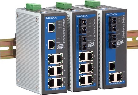 MOXA EDS-405A-SS-SC 总代理 光纤交换机