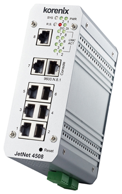 深圳Korenix总代理JetNet 4508销售 工业网管交换机