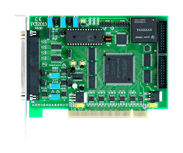 北京阿尔泰  PCI2013 多功能采集卡  14位 16路模拟最输入；带DA、DIO功能  100KS采样频率