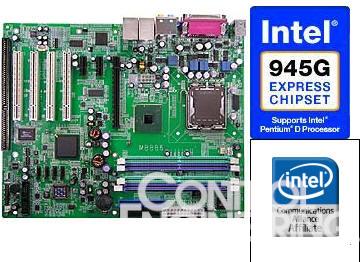 广积科技推出 Intel® 945G双核工业用主板—MB886如图