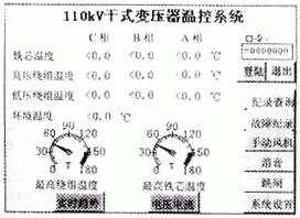 人机界面在干式变压器PLC温控系统中的应用如图