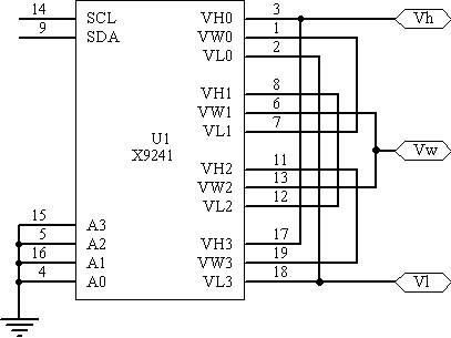 软件实现高分辨率的非易失性数字电位器的方法如图