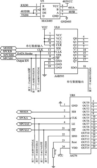 基于AT91M42800A的LED显示系统设计如图