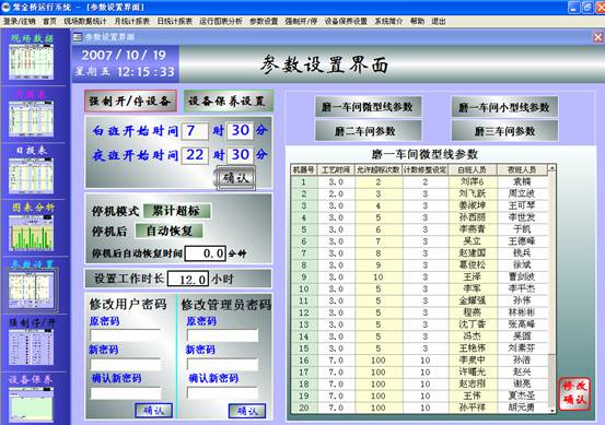 紫金桥组态软件在轴承行业的应用如图