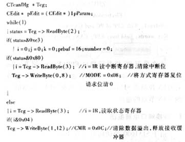 PC机并口与现场总线CAN通讯的实现如图