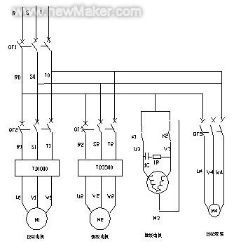 图2拉丝机工作主电路