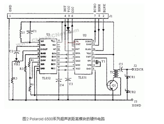 基于超声波传感器的测距系统设计如图