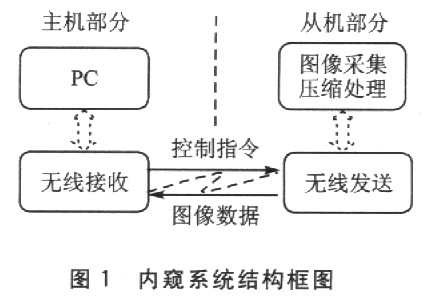 基于ARM7的无线内窥系统设计如图