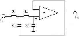抗混叠滤波器电路原理图