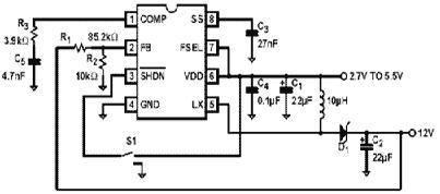 EL7516升压应用电路