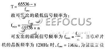 单片机智能频率信号装置